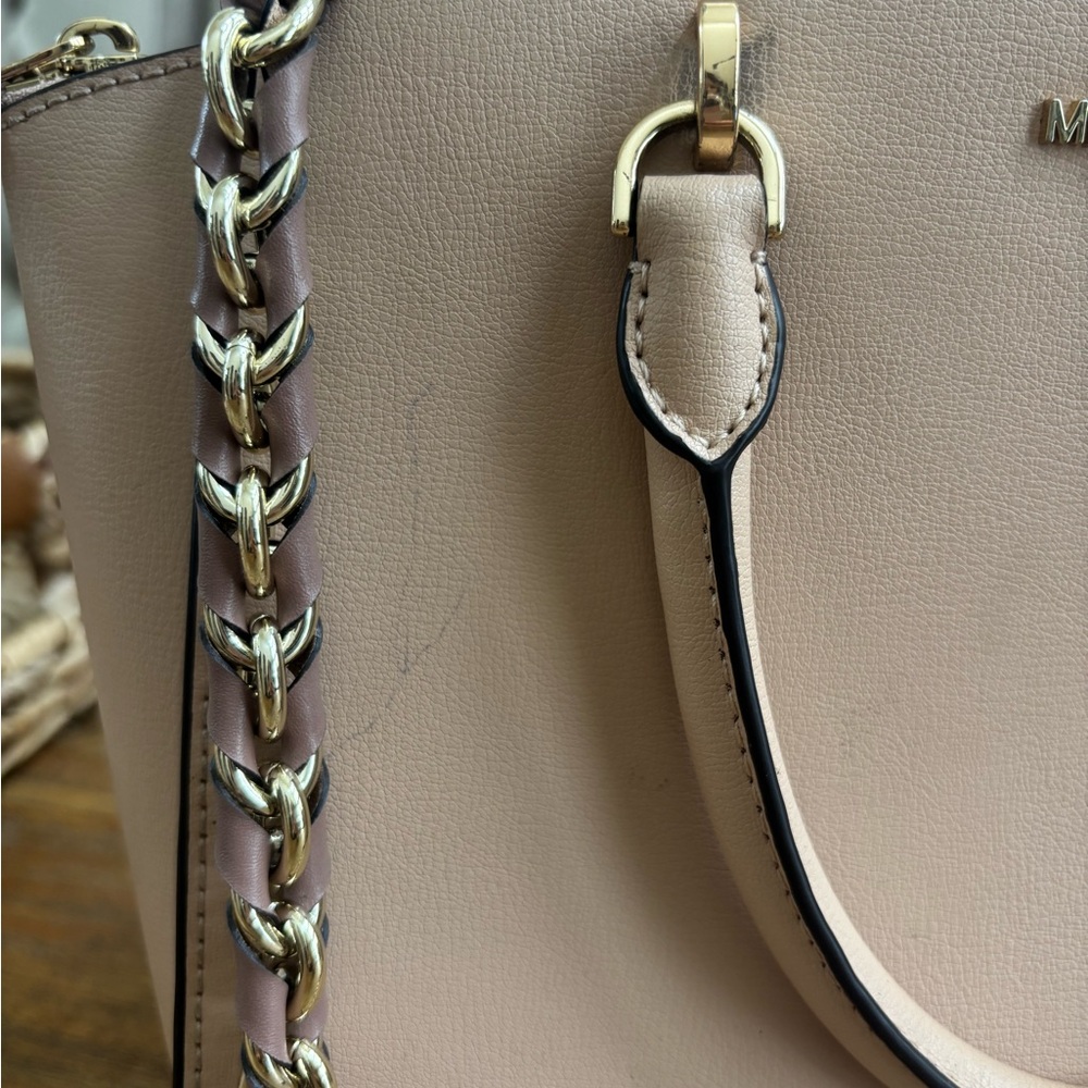 Michael Kors Tan Leather Handbag - Picture 7 of 17